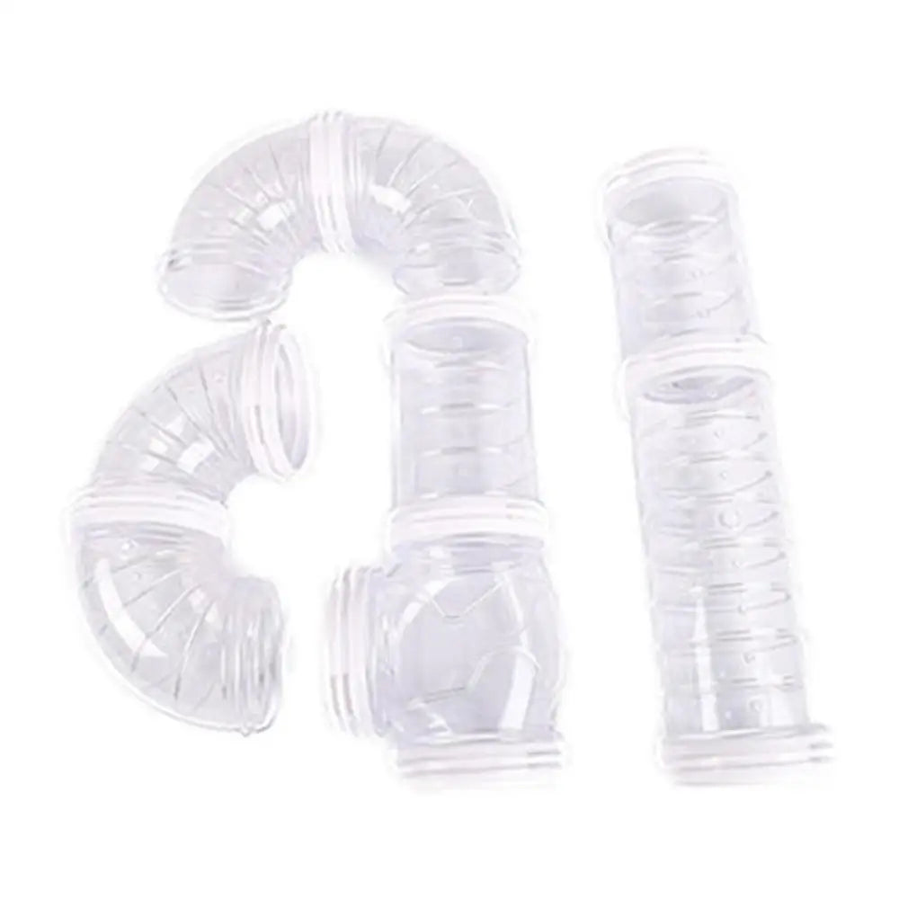 Hamster Tunnel Connectable Hamster Tube Expandable Safe Ferret Tunnels Bite-Resistant Hamster Toys Pet Supplies External Pipe