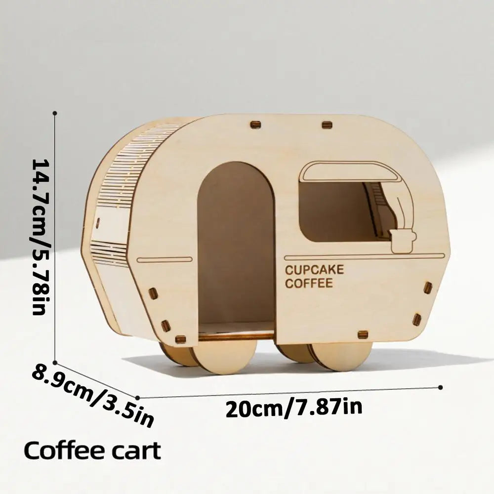 Hamster Squirrel House Toys Guinea Pig Wooden Hideout House Rabbit Chinchilla Gerbil Nest Hamster Accessories Small Pet Supplies