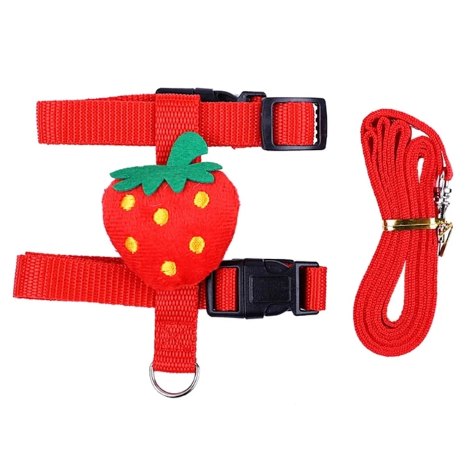 Harness and Leash Rabbit Harnesses Cute Costume 2 Sizes  Walking Small Ferret Chinchilla Hamster Drop Shipping
