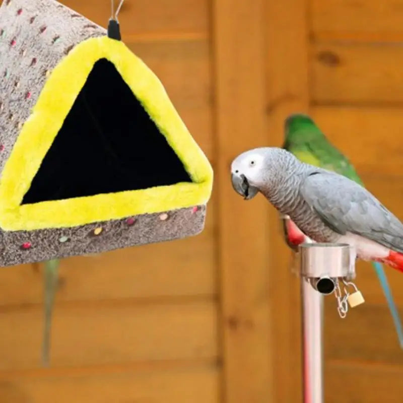 Winter Warm Bird Nest House Shed Pet Bird Parrot Cage Warm Hammock Hut Tent Bed Hanging Cave For Sleeping Bird Cage Accessories